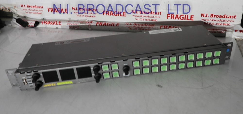 1x Evertz CP1024E ethernet IP router matrix panel