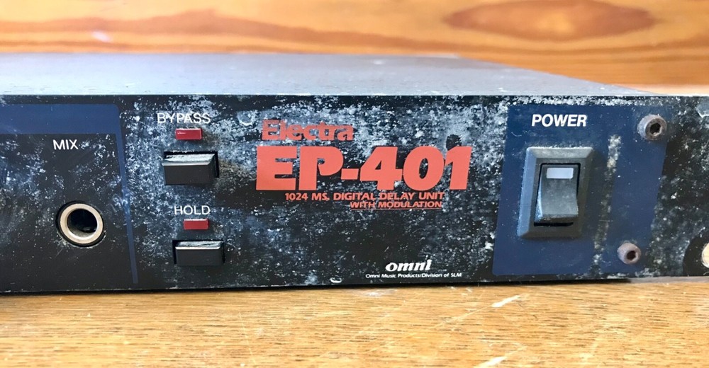 Electra Digital Delay Rack Unit. Model EP-401. Repair Project