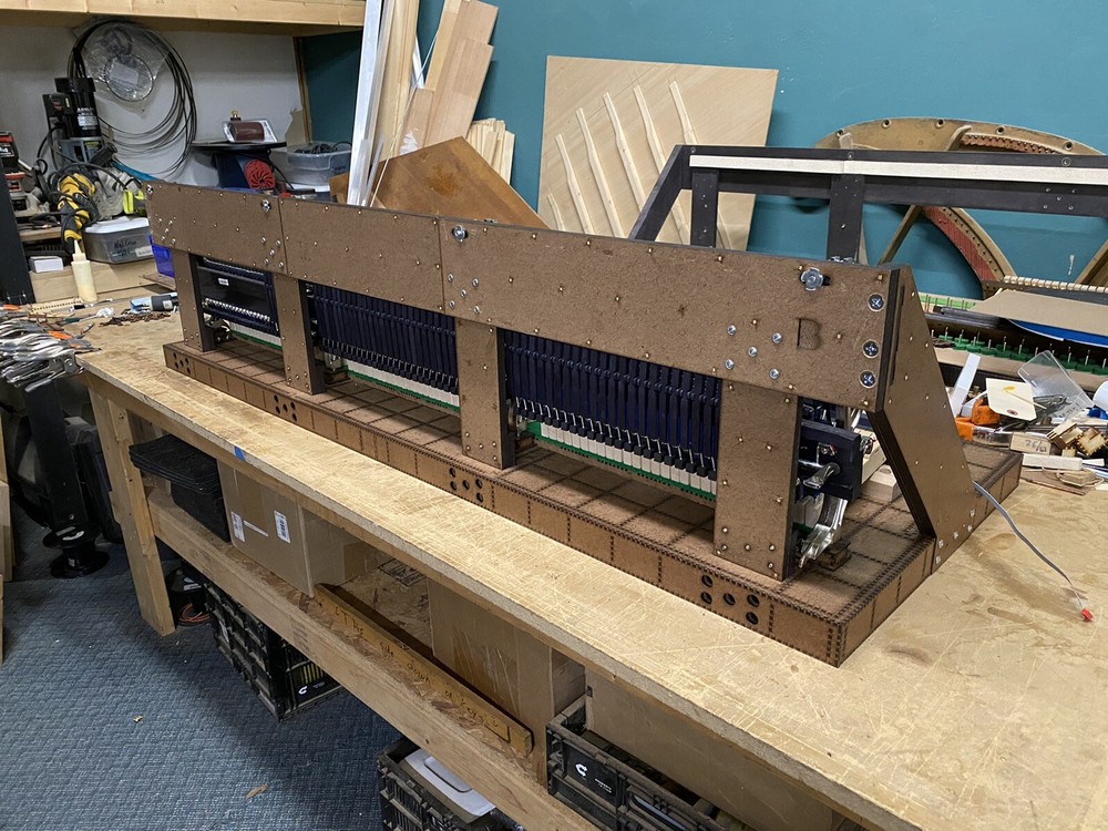 Custom MIDI Controller with Authentic Acoustic Studio Piano Action/Keys/Hammers