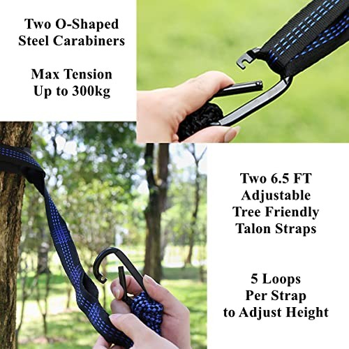 Camping Hammock Double & Single Portable Hammocks Ultralight Medium Camouflage