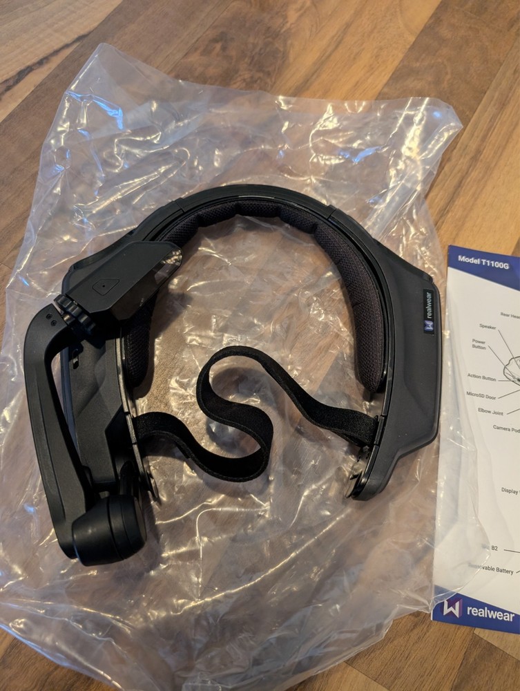 RealWear HMT-1 Head Mounted Android Tablet Model T1100G