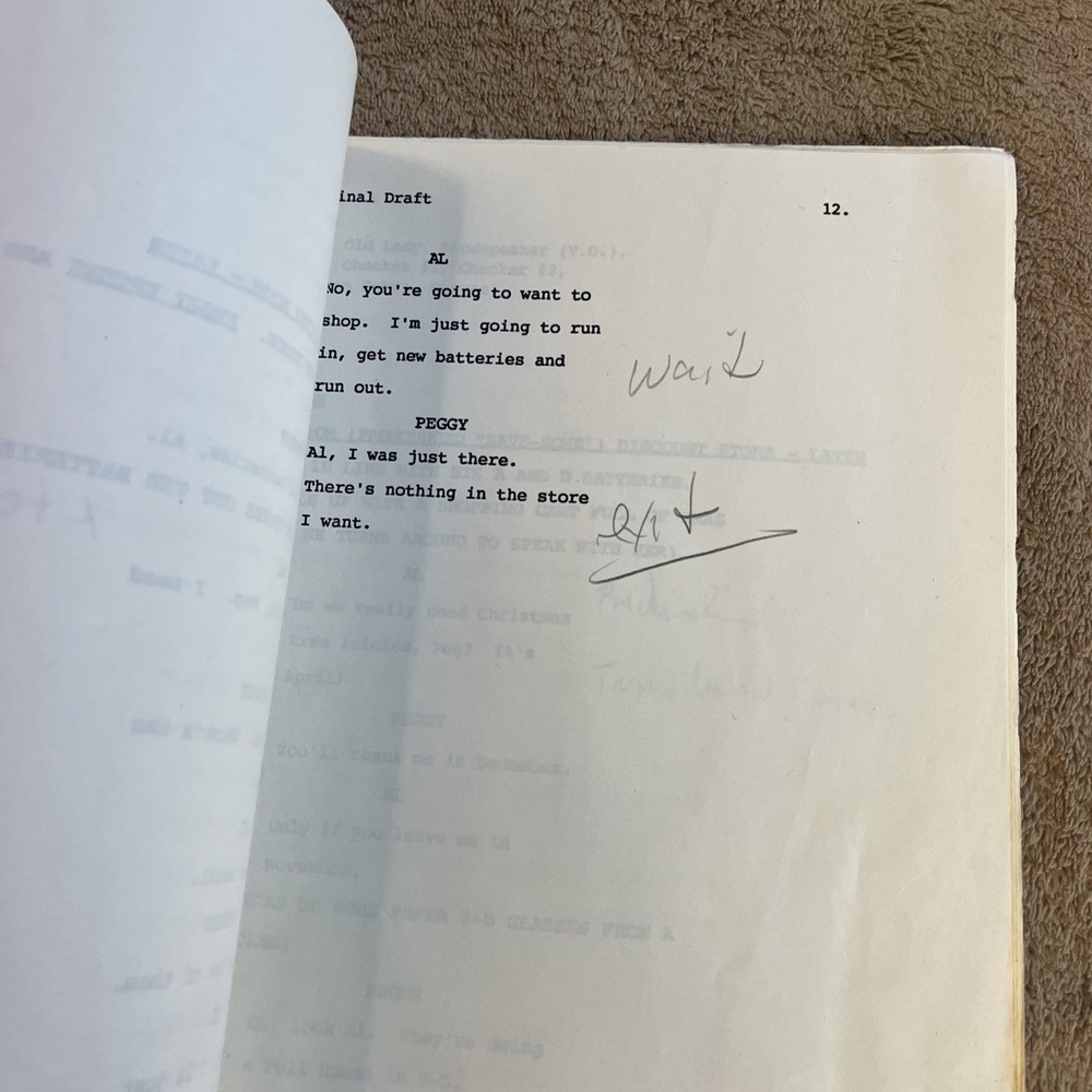 Married With Children; Mad About You; sitcom scripts; etc