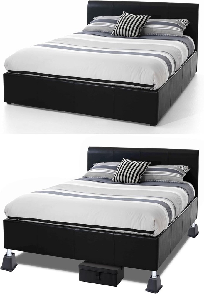 Bed Risers Heavy Duty Stackable Furniture Risers for Dorm Couch Bed 4 Pack