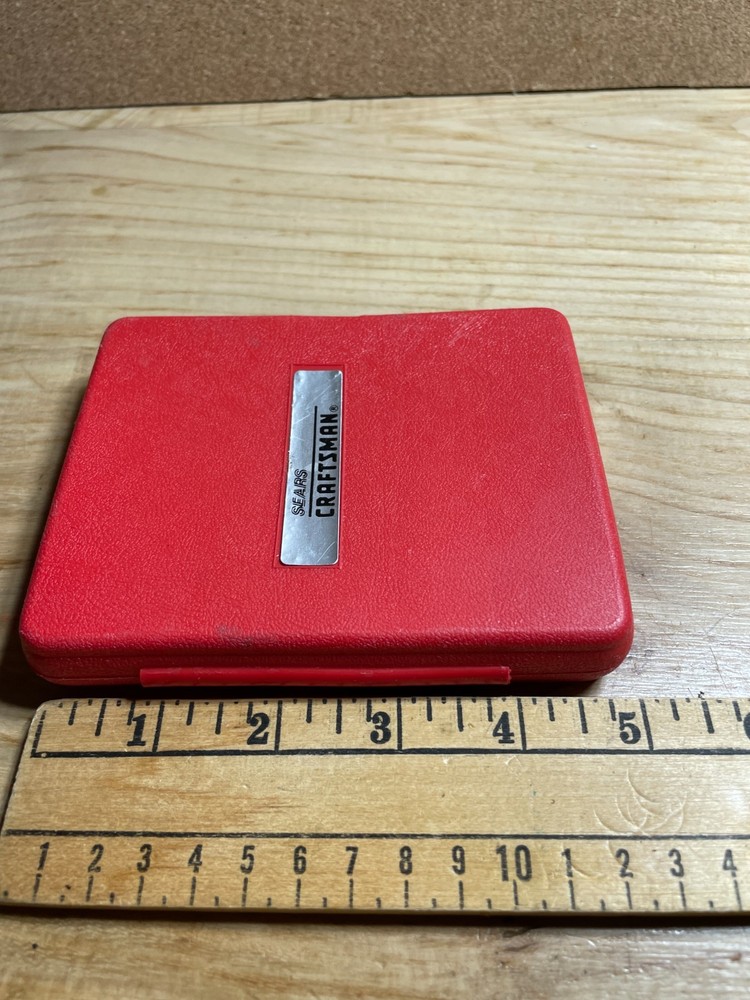Vintage Sears Craftsman Countersink Bit Set With Case