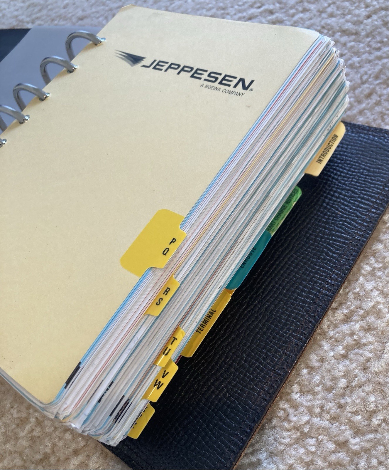 Jeppesen Aviation Vintage UNITED STATES Airway Manual Services 3 Pilot Binders