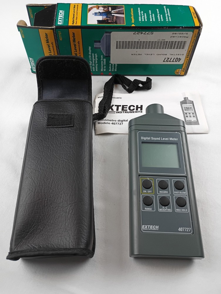 Extech 407727 Digital Sound Level Meter NOS Decibel Measure