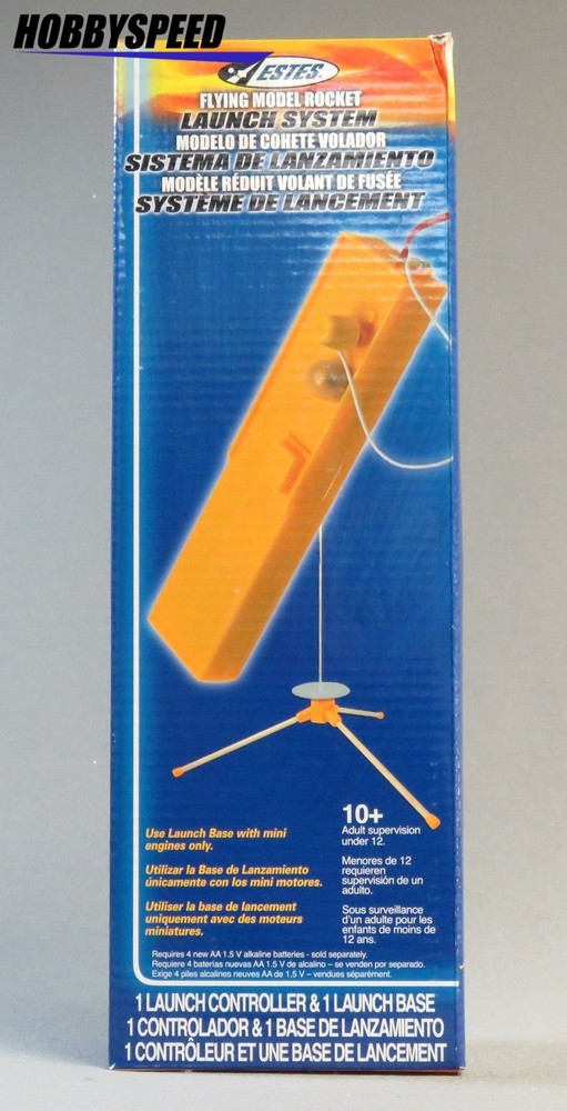 ESTES MINI LAUNCH PAD & CONTROLLER ignition powered rockets space nasa EST2464