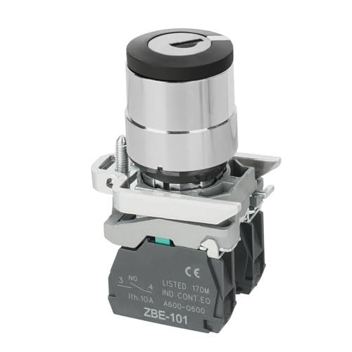 AC 240V 10A ON-Off 2-Position Key Rotary Key Locking Style Push Button Switch