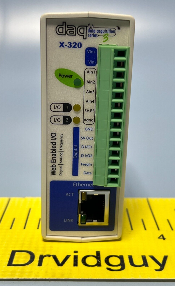 Control By Web X-320-I Web-Enabled Instrumentation - Grade Data Acquisition