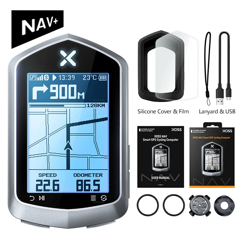 Bike Computer GPS Bicycle Map Route Navigation MTB Wireless Speedometer Odometer