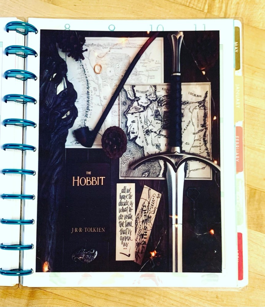 Hobbit Inspired Two Sided Dashboard 4 use w BIG Happy Planner~