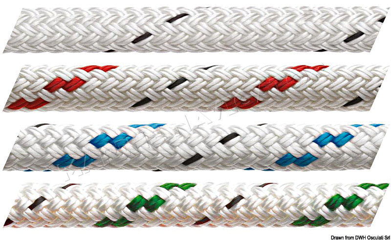MARLOW Doublebraid solid colour green 6 mm
