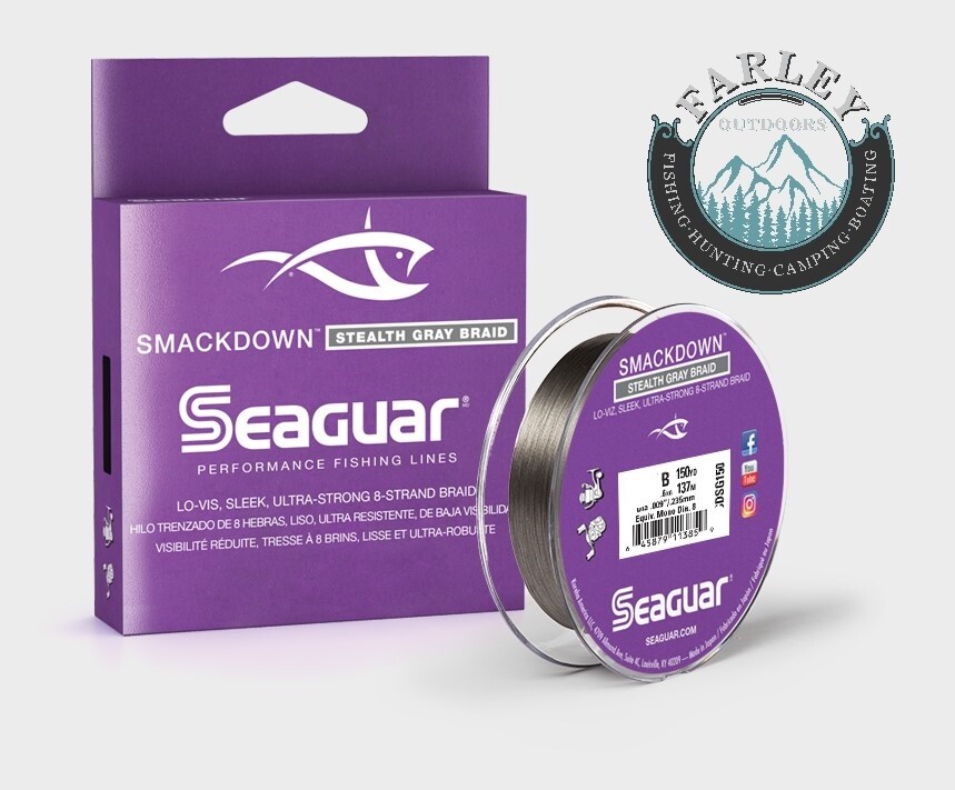 Seaguar Smackdown Stealth Gray Braid - 150 yard - Select Test