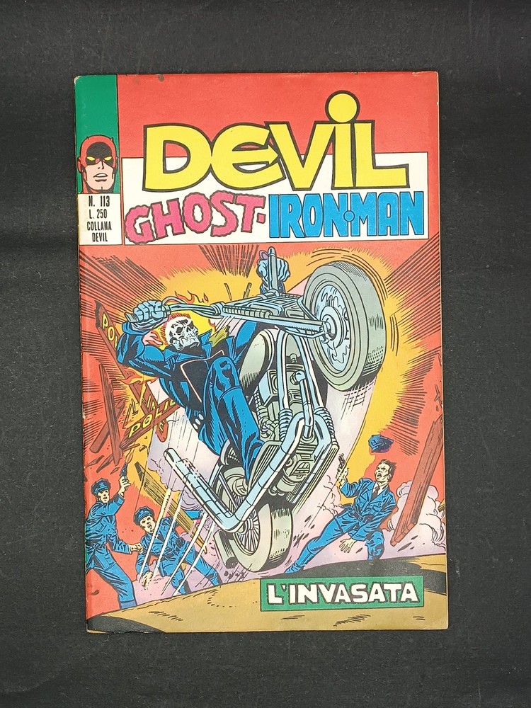 The Incredible Devil Editorial Horn #113 Ghost Iron Man The Invaded Comic Book