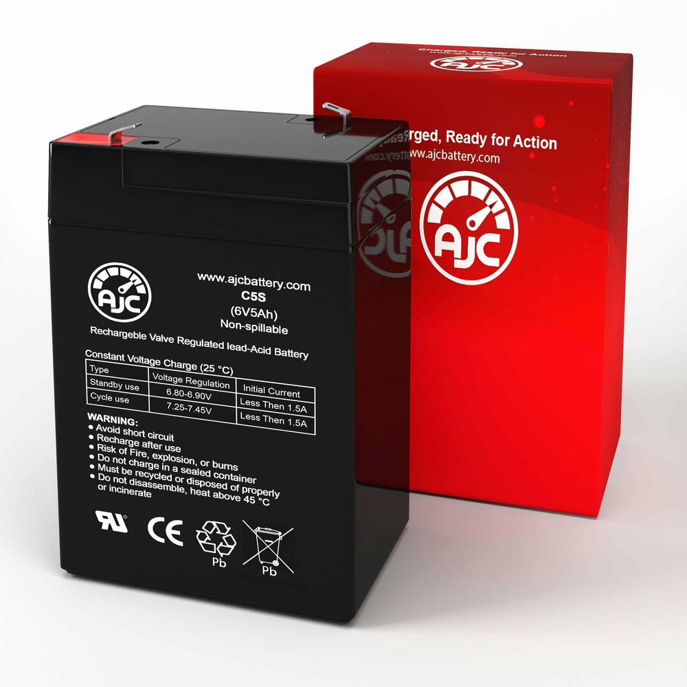 Powercom EBK-500S 6V 5Ah UPS Replacement Battery