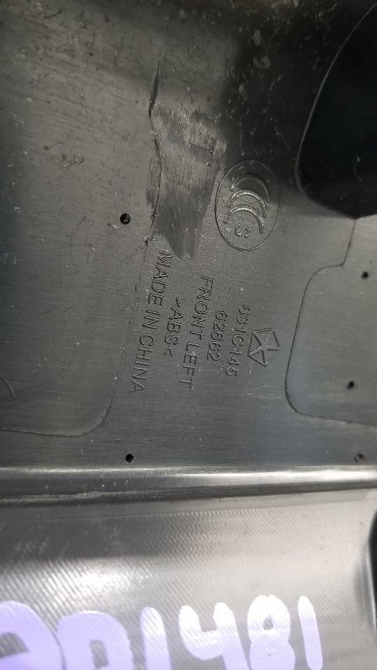 18 DODGE DURANGO SRT 392 INTERIOR DOOR TRIM PANEL FRONT LEFT DRIVER BLACK