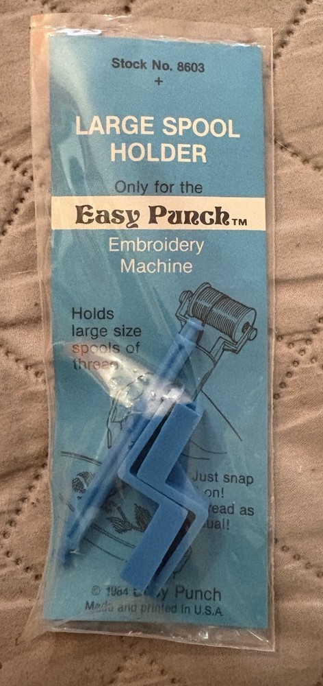 EASY PUNCH LARGE SPOOL HOLDER 8603 FOR AUTOMATIC EMBROIDERY MACHINE
