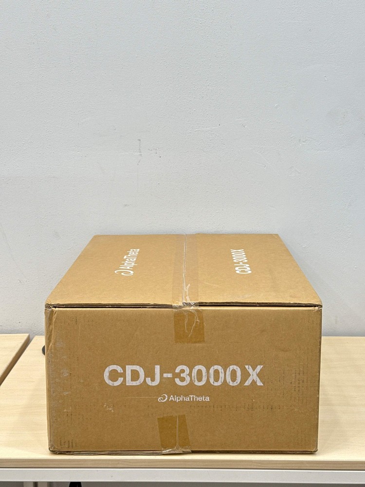 AlphaTheta CDJ-3000X High-Resolution Professional DJ Player (Black)