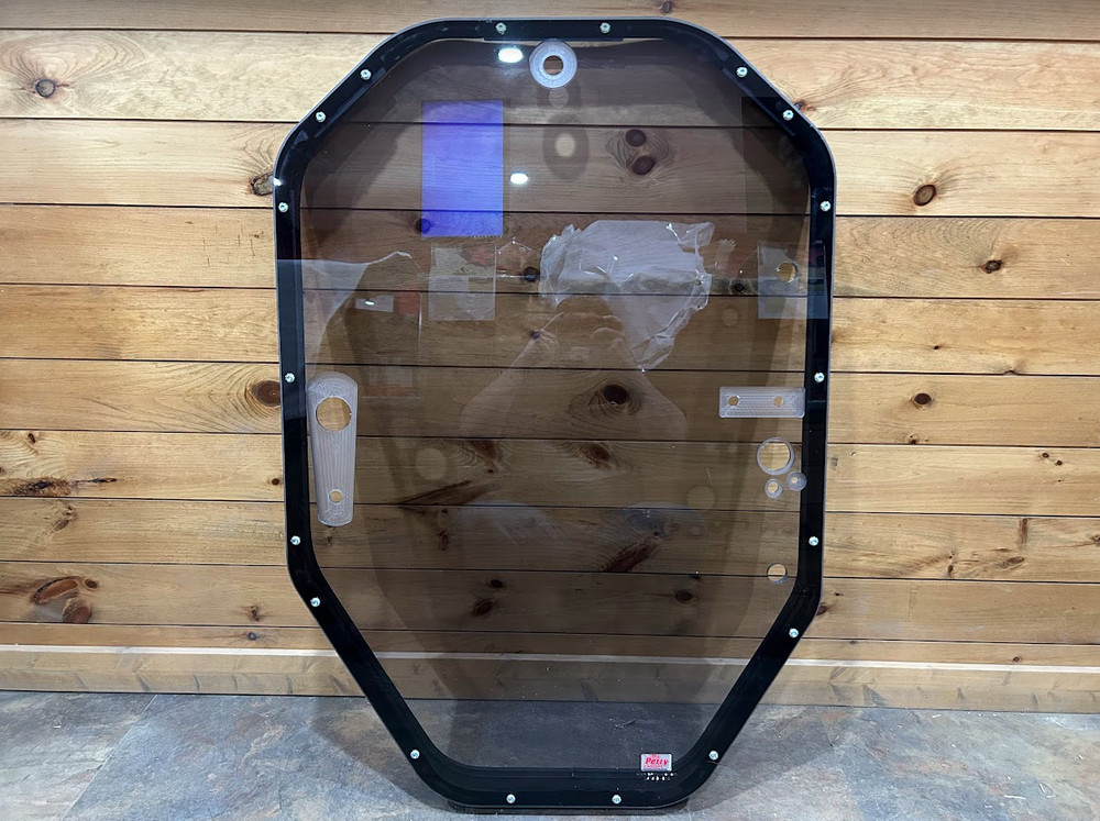 Tinted John Deere P  Series Frame & Windshield Replacement - TPC