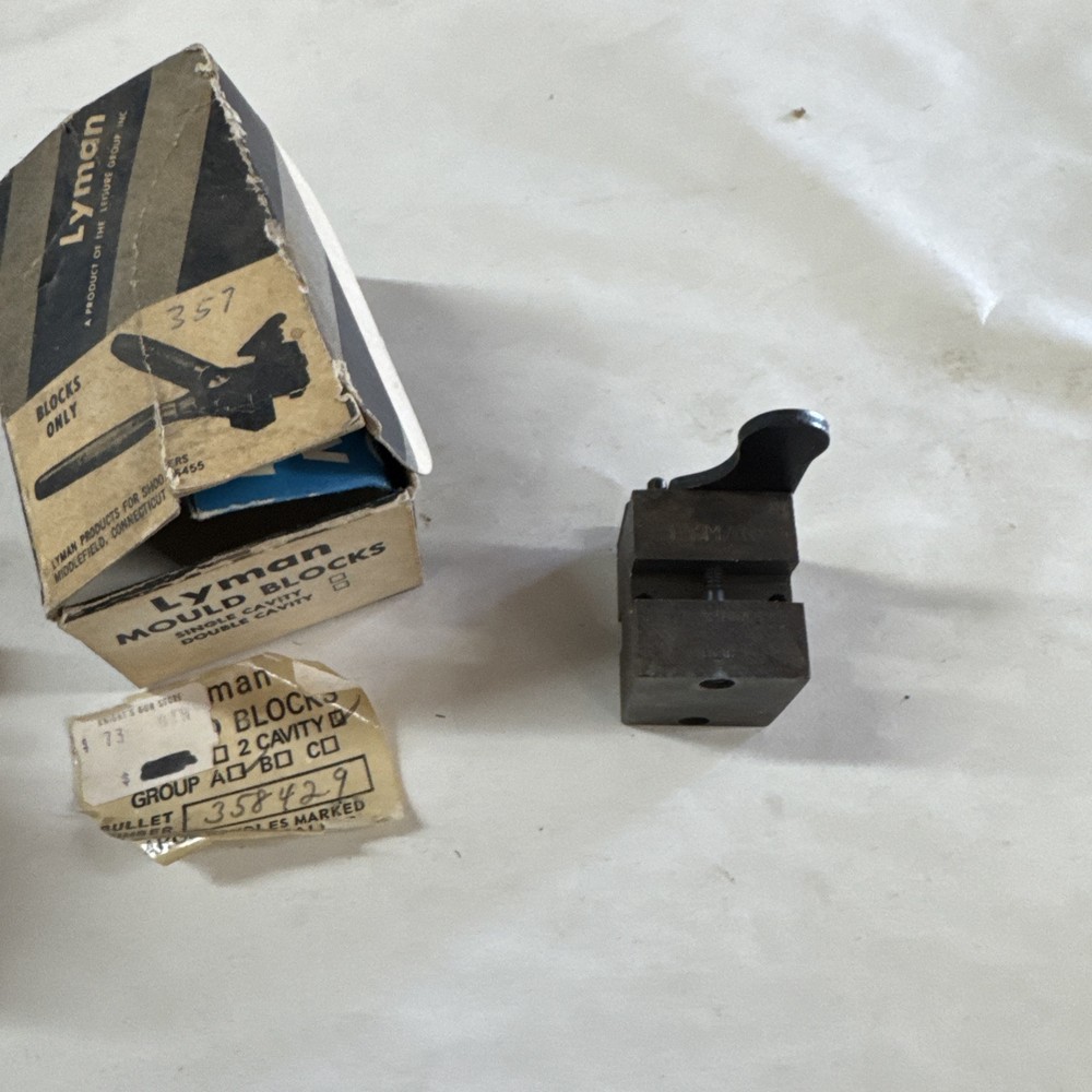 lyman bullet mold 358429