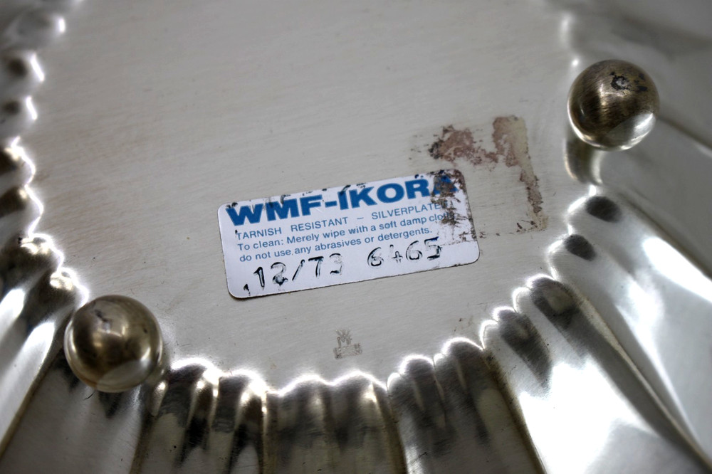 WMF IKORA Silverplate Footed Bowl Germany 9.25"in diameter