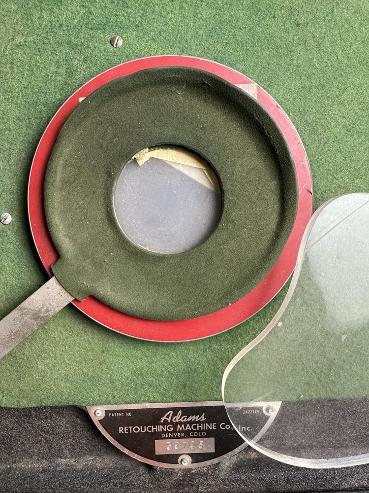 Vintage Adams Retouching Machine Darkroom Negative Film Tool – Partial Function