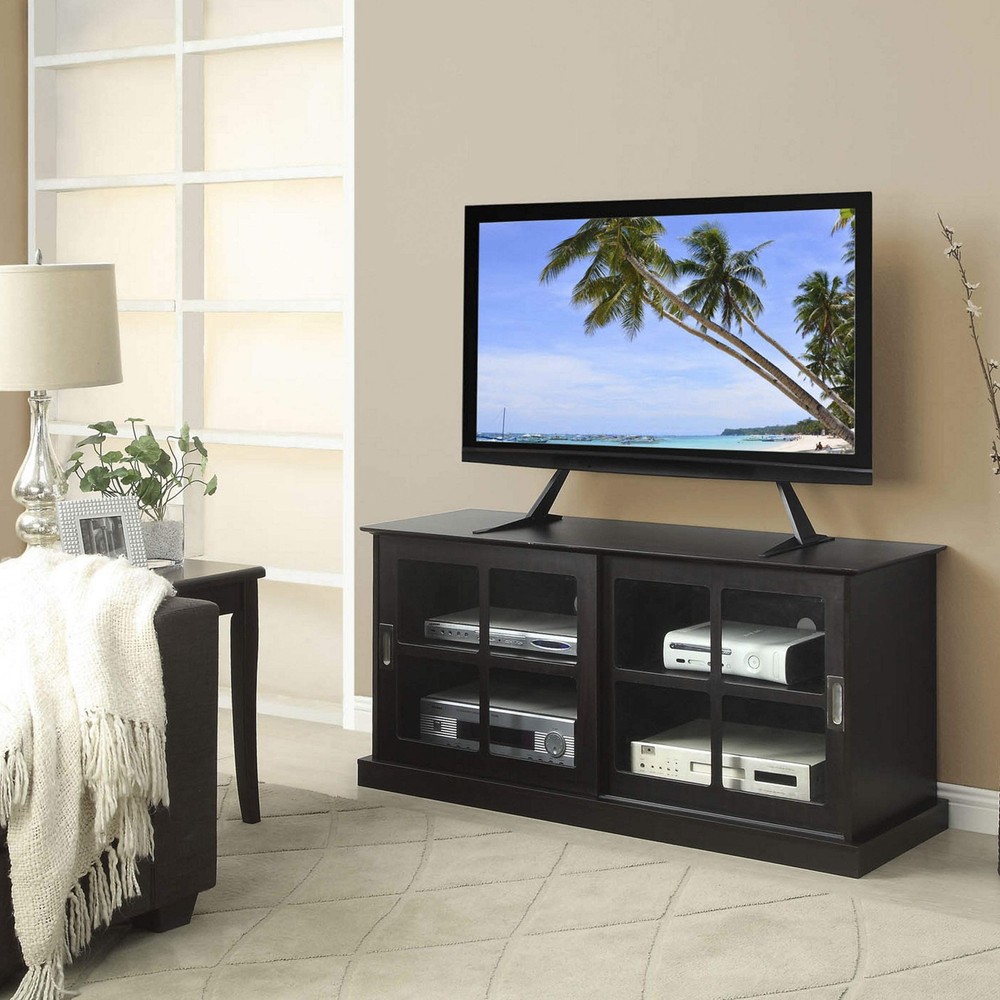 Atlantic Table TV Stand - Universal Adjustable Table TV Stand, Adjust Height,