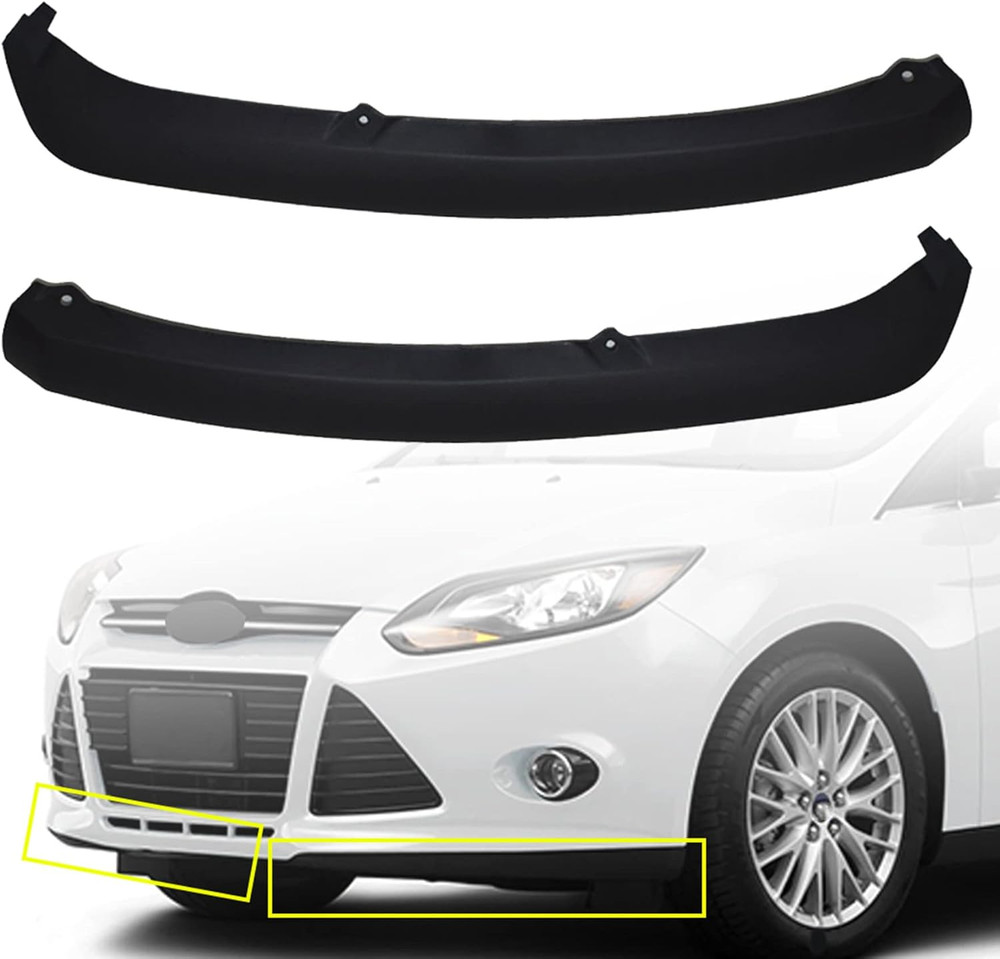 1 Pair Left & Right Side Front Lower Bumper Valence Trim Replacement for Focus 2