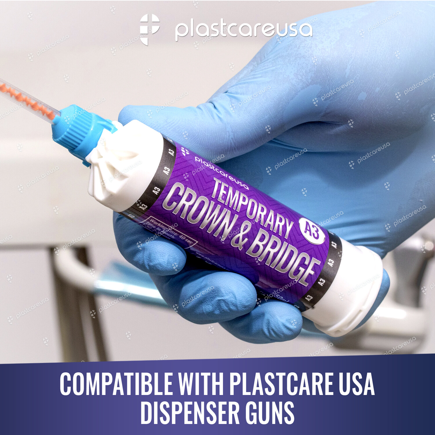 A3 Temporary Crown & Bridge Material 10:1 Dental Impression 76g (Made in GER)