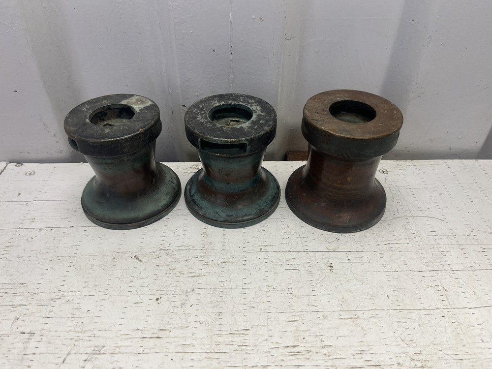 Vintage Small Bronze Sailboat Winch