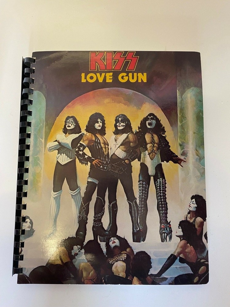 KISS LOVE GUN VINTAGE RARE NOTEBOOK MINT NEW