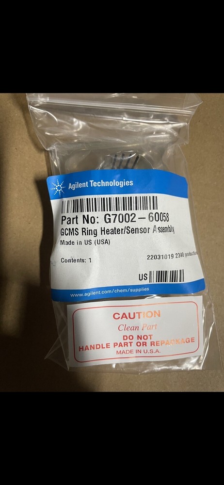 Agilent GCMS Ring Heater/Sensor Assembly
