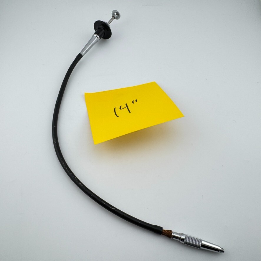14” Vintage Camera Remote Shutter Release Trigger Lockable Cable Japan