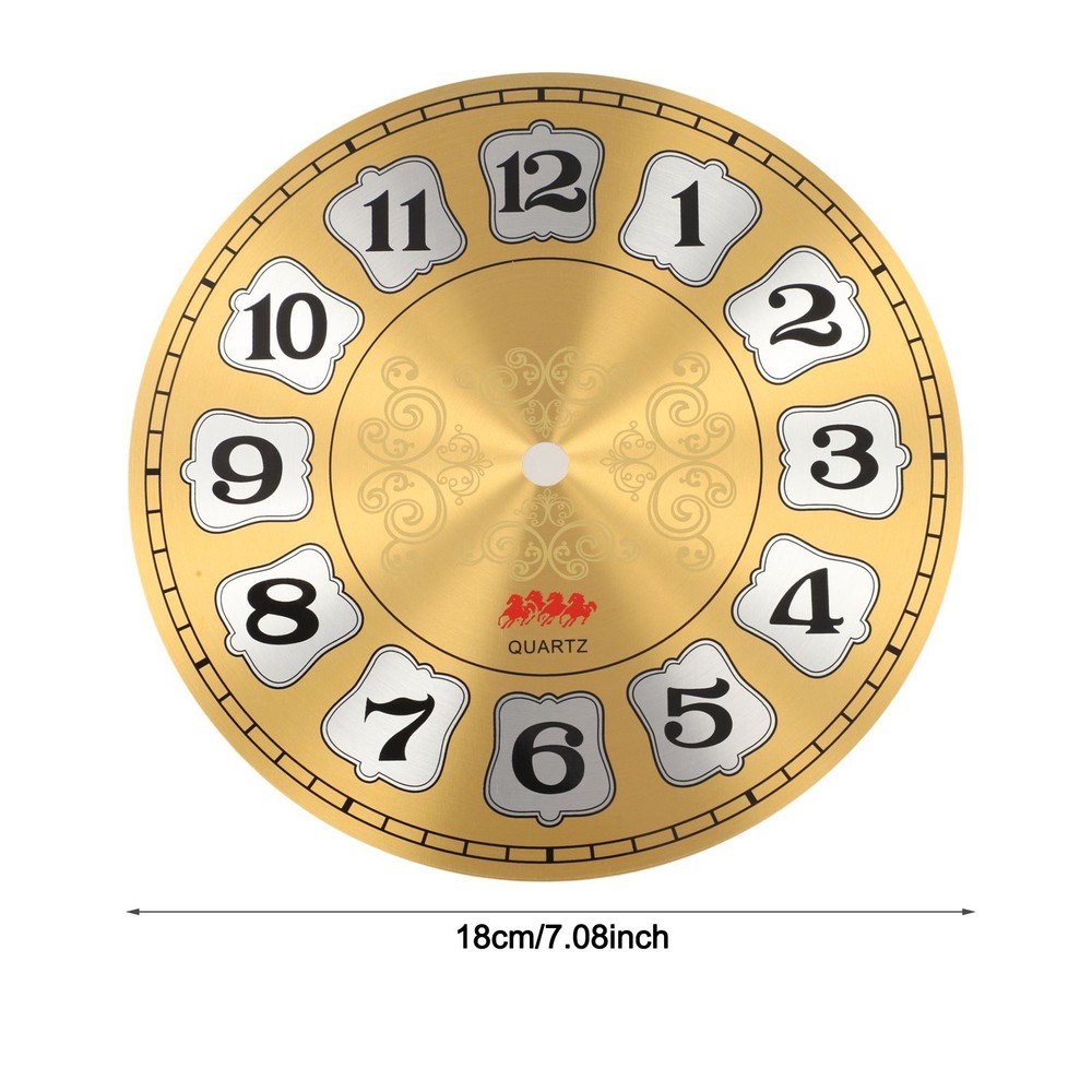 DIY Clock Face Aluminium Wall Clock Creative Application Elegant Design