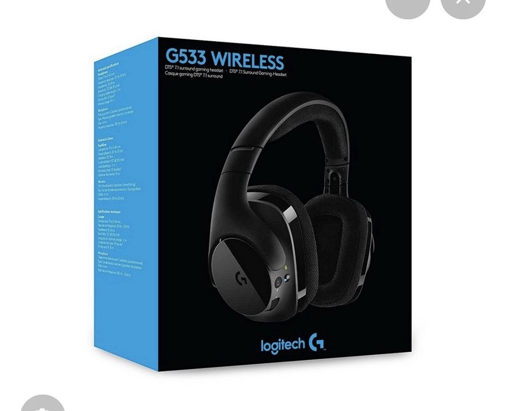 *NEW* Logitech G533 Wireless Gaming Headset – Black, Rare