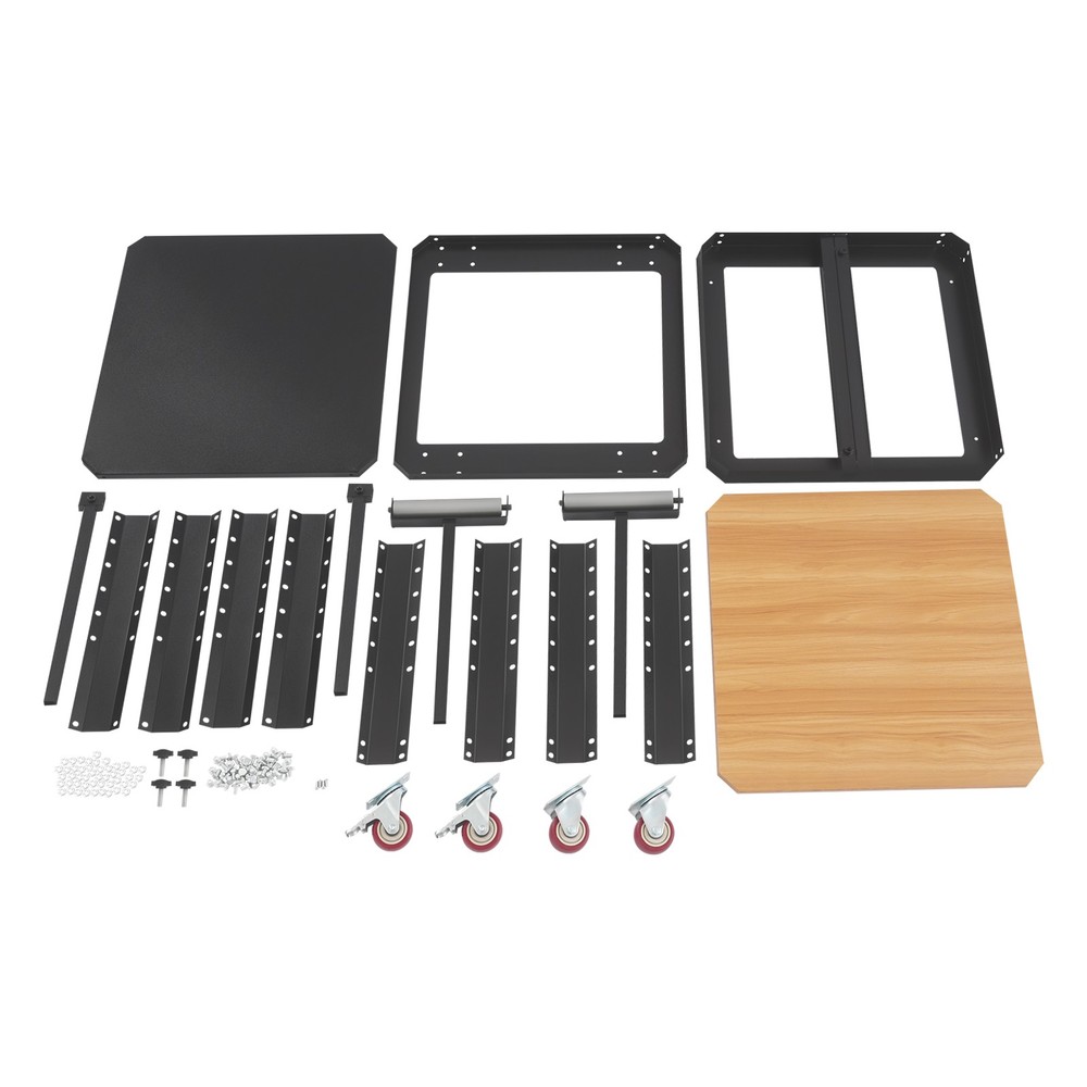 Height Adjustable Rolling Planer Stand Load Capacity Tool Stand w/Wheels 550 lbs