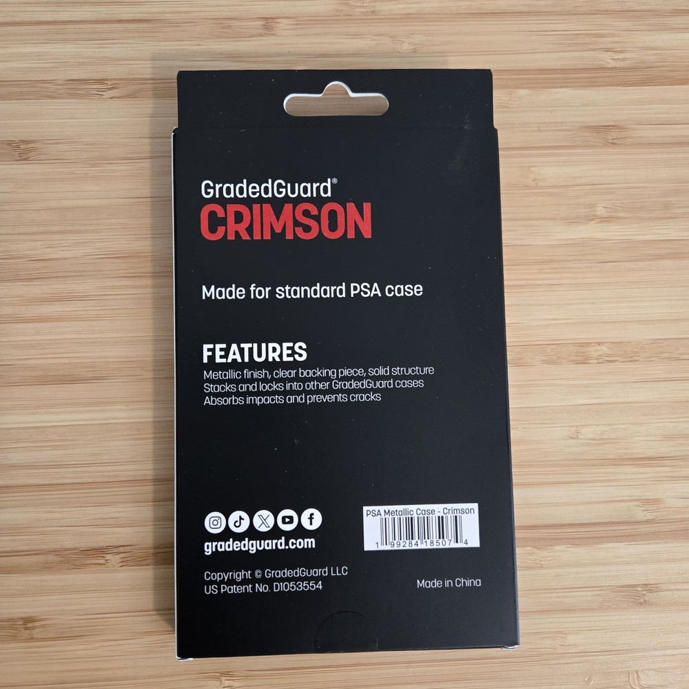 GradedGuard PSA Graded Guard Limited Edition CRIMSON