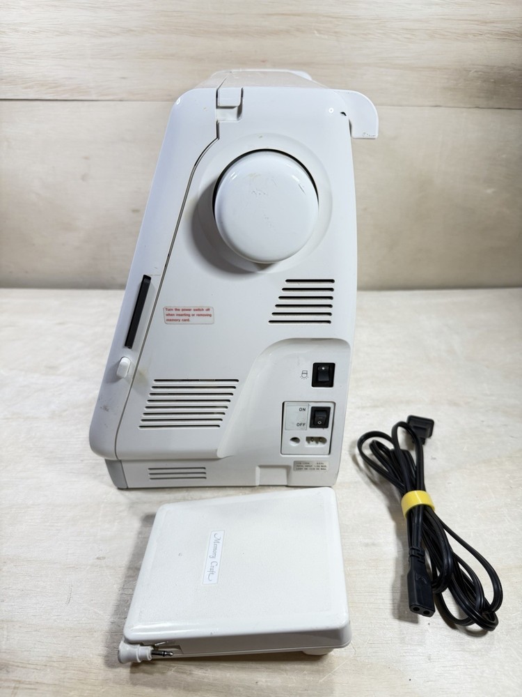 Janome Memory Craft 9000 Sewing Embroidery Machine Combo Computerized w/ Pedal