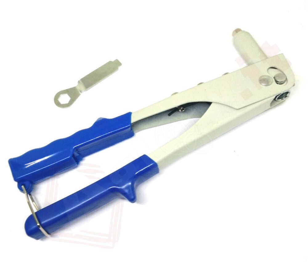 Professional Manual Riveter 4 Interchangeable Heads: 2.4mm 3.2mm 4.8