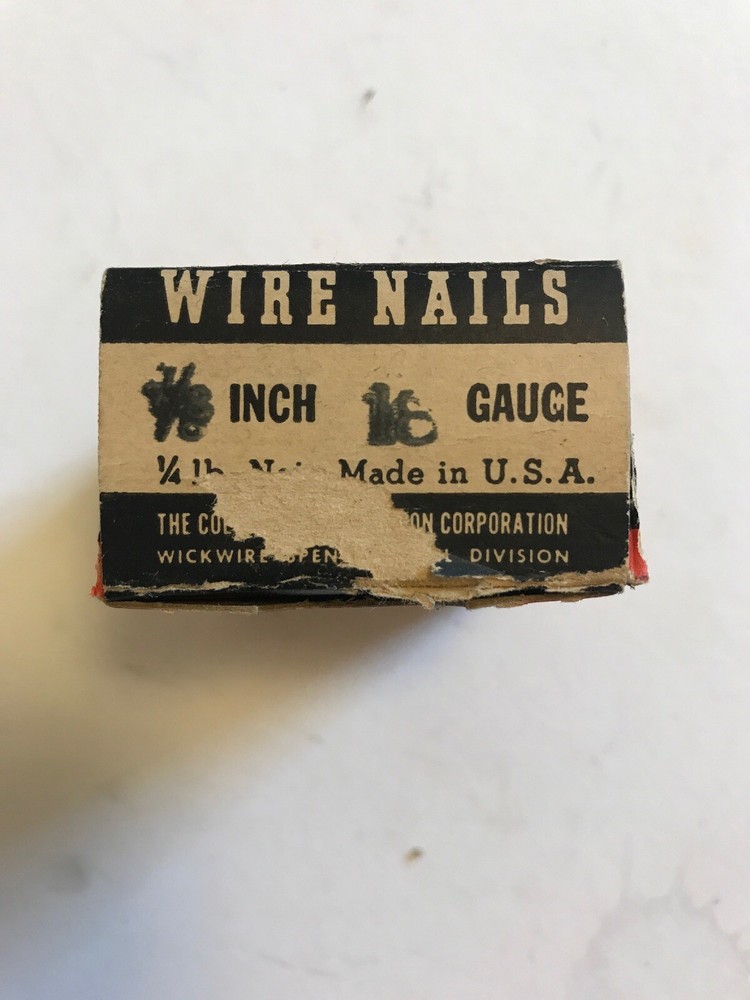 WIRE NAILS 7/8” 16 Gauge 1/4lb