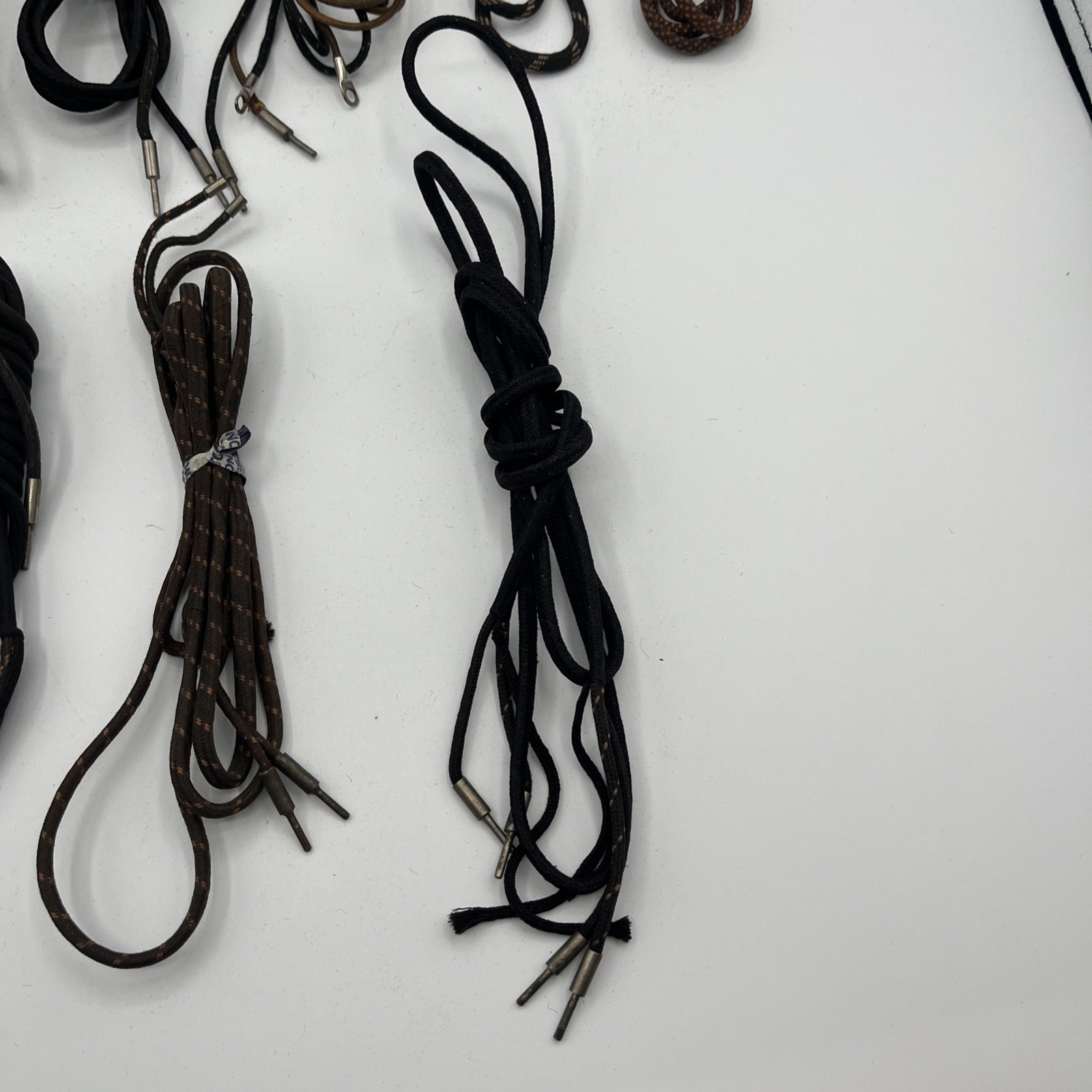 9 Pair Vintage Cloth Wire Ww1 1920 Era Tube Radio Speakers or Headphones Good