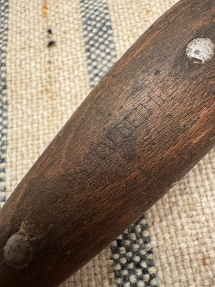 Antique 8.5" Perfect Handle Old Split Wood Screwdriver Unmarked Old