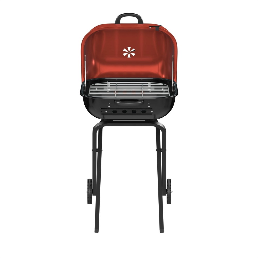 Portable Charcoal BBQ Grill Folding Rolling Camping Barbeque Backyard Barbecue