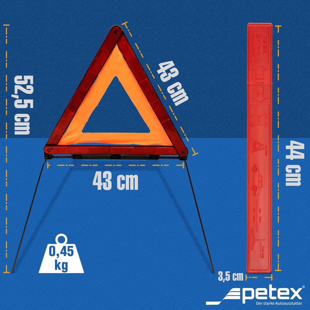 Warning triangle, breakdown triangle