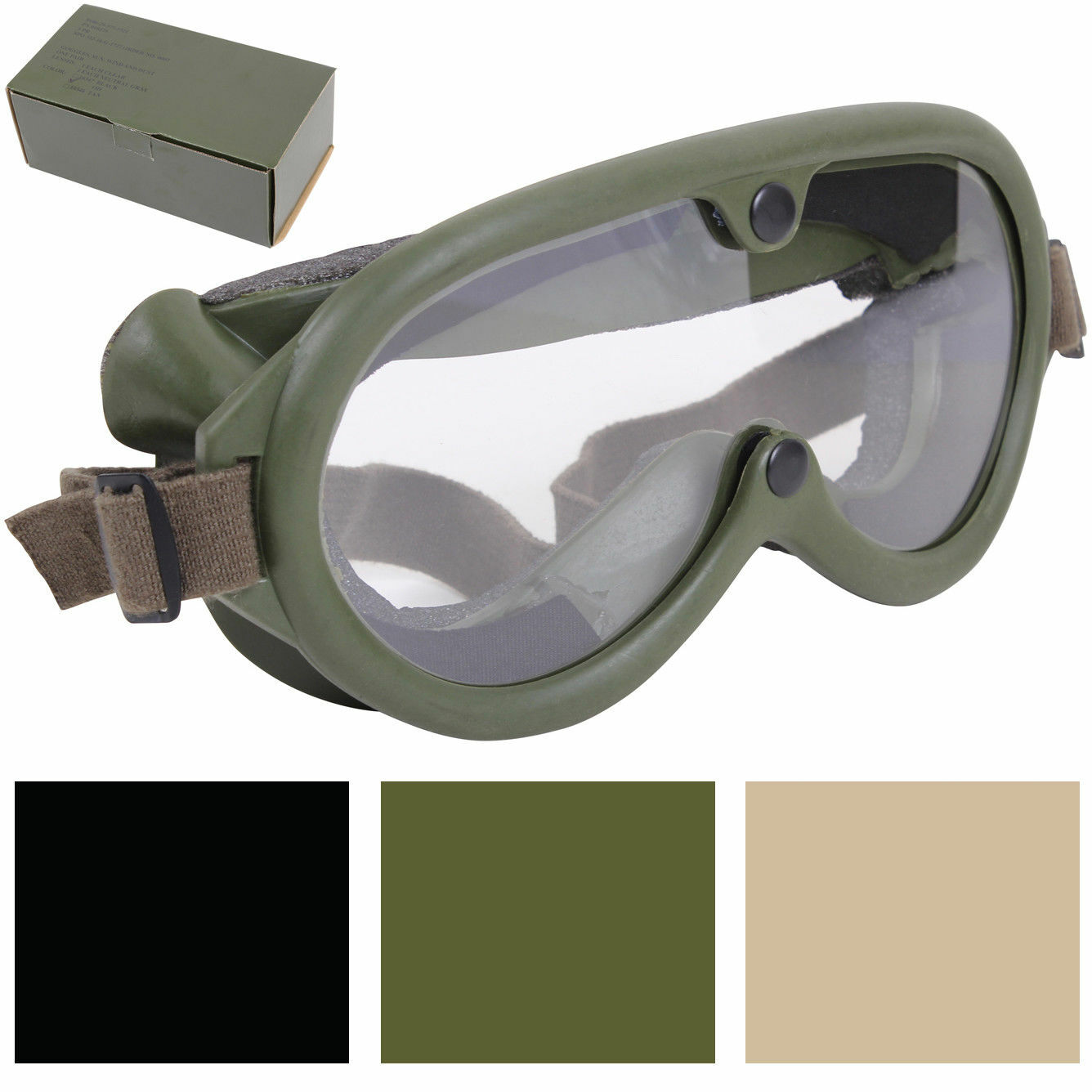 Sun Wind Dust Military Goggles Tactical Ballistic Eye Protection Heavy Duty