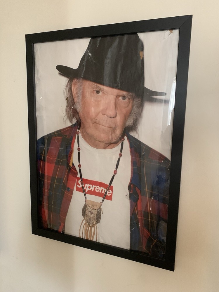 Supreme x Neil Young Wheatpaste Poster