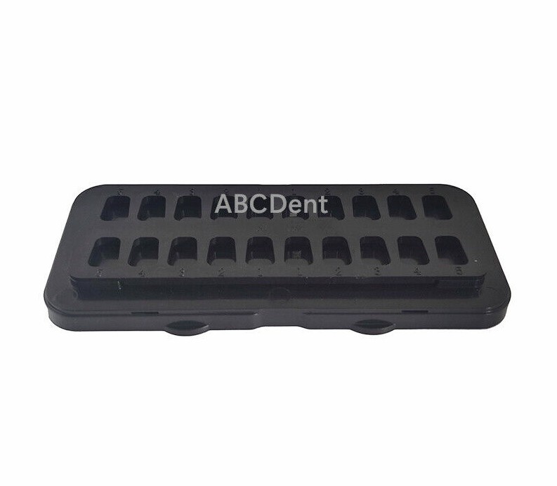 Dental Ceramic Veneer Pretreatment Patch Tooth Box Denture Storage Boxes Round