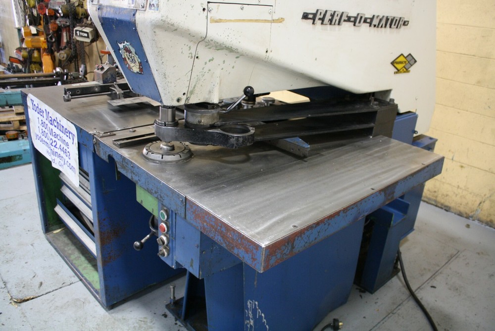 25 TON PIERCE ALL PERF-O-MATOR SINGLE END PUNCH: YODER #67093