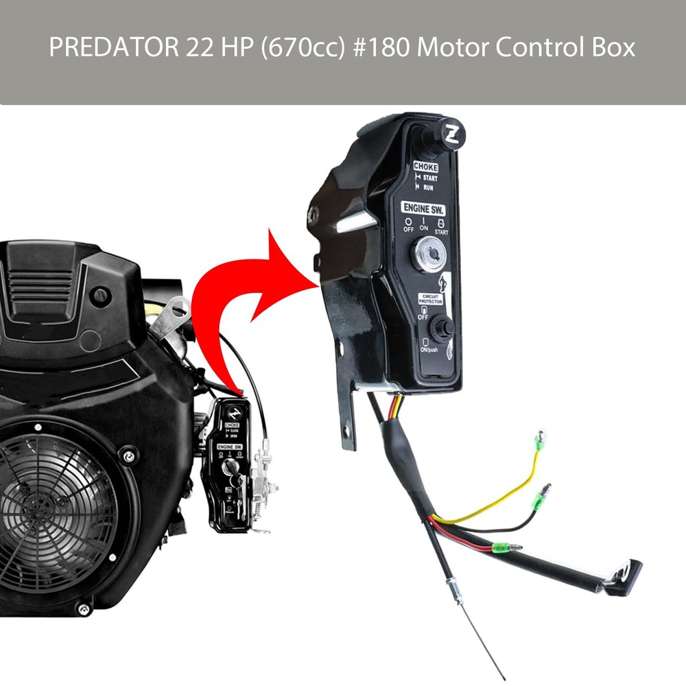 670cc Predator Engine Ignition Control Box Compatible with Harbor Freight Pre...