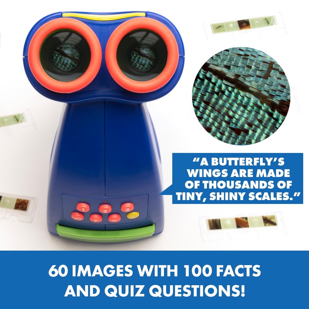 GeoSafari Talking Microscope - Microscope Featuring Bindi Irwin, Interactive ...